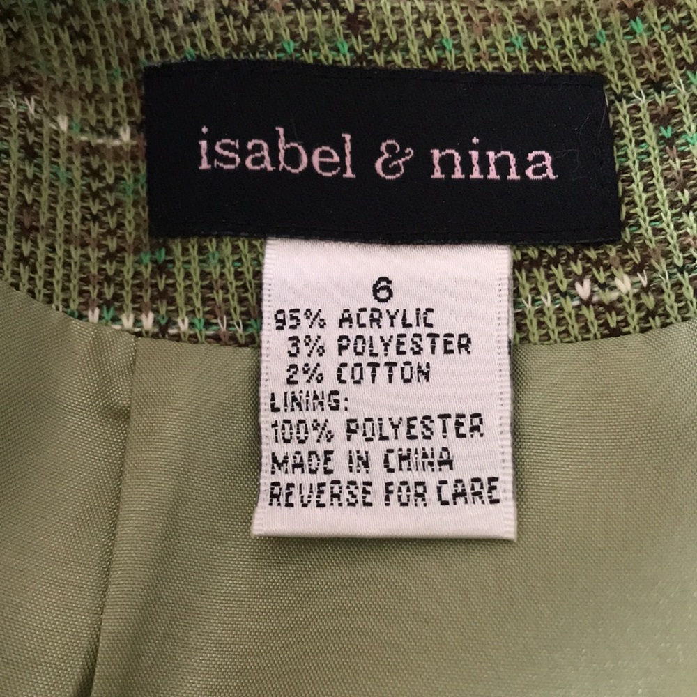 ISABEL & NINA Green Suit Set Size 6 - Picture 7 of 9